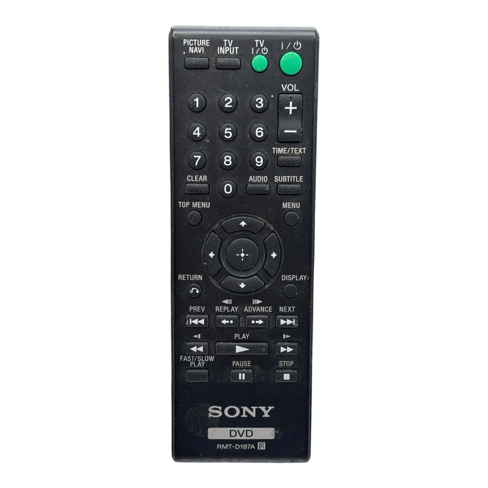 Sony‎ RMT-D197A DVP-SR200P  DVP-NS710H/B DVD Player Remote Control